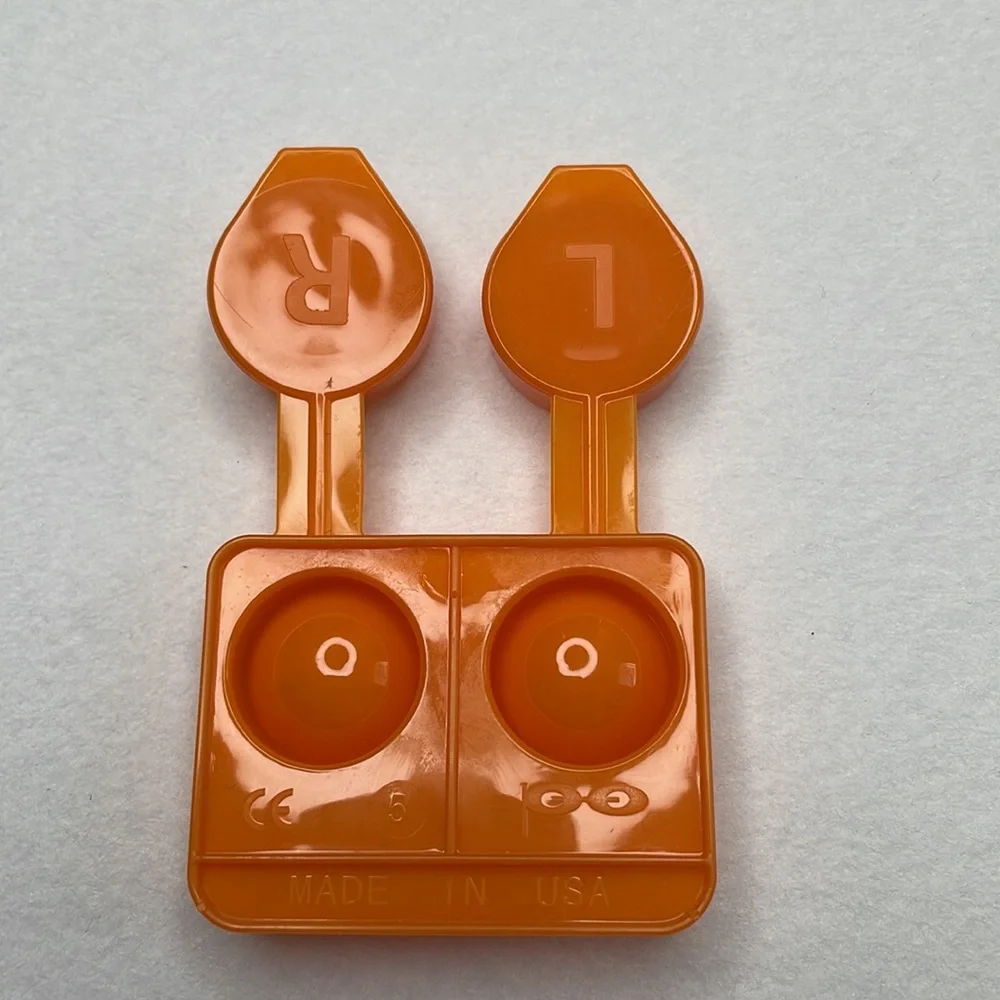 NEW 50pcs Eye clinic contact lens cases flat pack